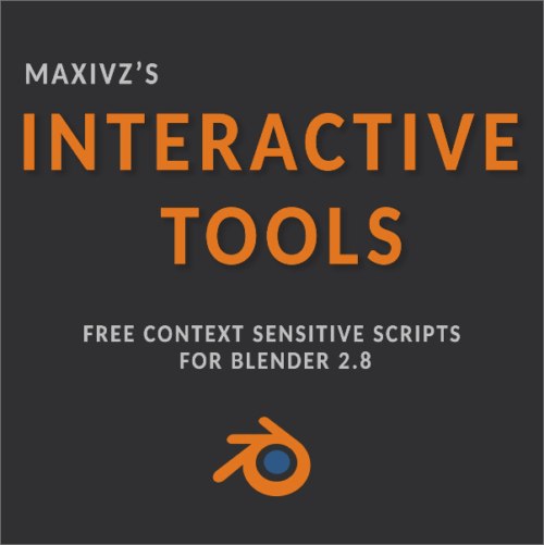 Blender Add-on Maxivz Interactive Tools