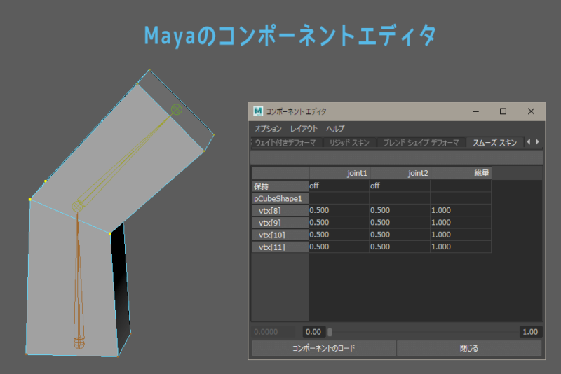 Maya Component Editor