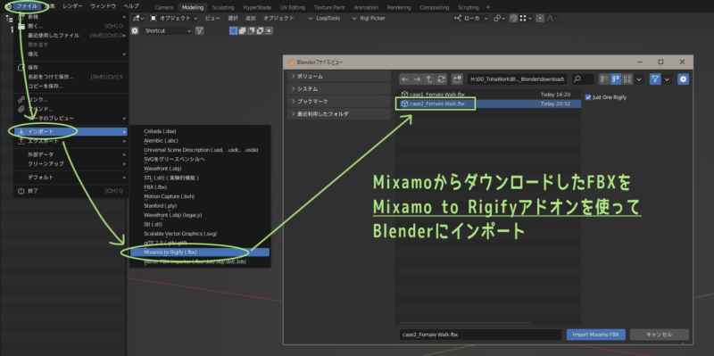 If the Mixamo to Rigify add-on is installed, an item will be added to Blender's import menu.
